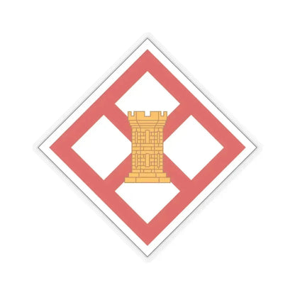 926th Engineer Brigade (U.S. Army) STICKER Vinyl Kiss-Cut Decal 6 Inch Transparent - The Sticker Space