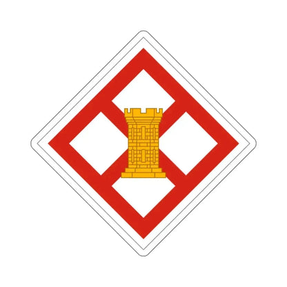 926th Engineer Brigade (U.S. Army) STICKER Vinyl Kiss-Cut Decal 6 Inch White - The Sticker Space