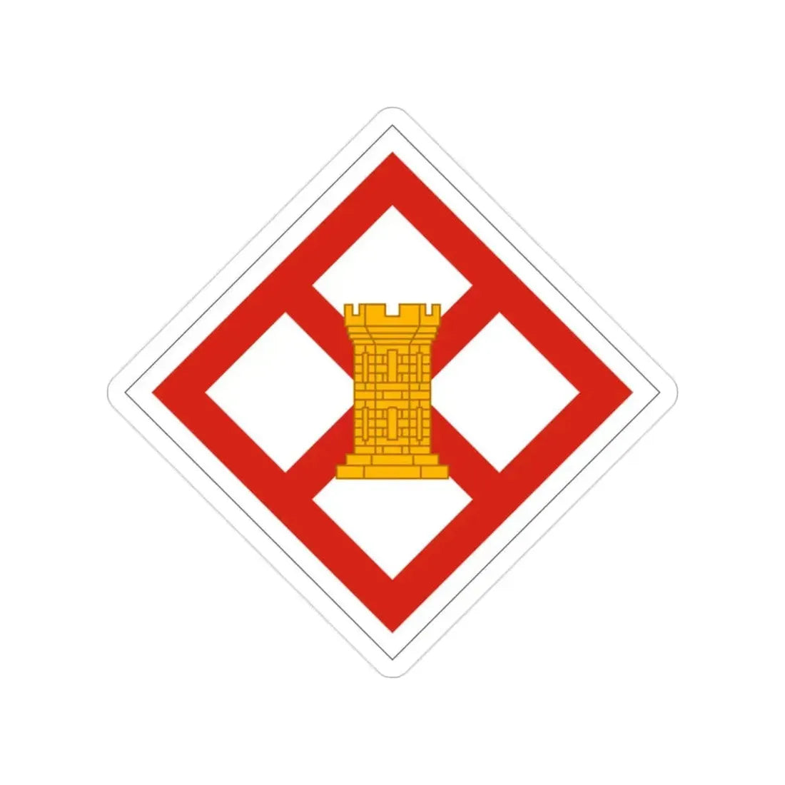 926th Engineer Brigade (U.S. Army) Transparent STICKER Die-Cut Vinyl Decal 2 Inch - The Sticker Space