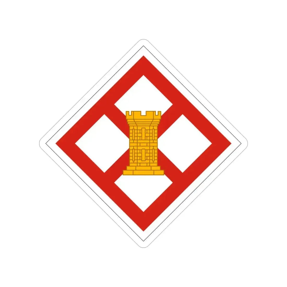 926th Engineer Brigade (U.S. Army) Transparent STICKER Die-Cut Vinyl Decal 5 Inch - The Sticker Space