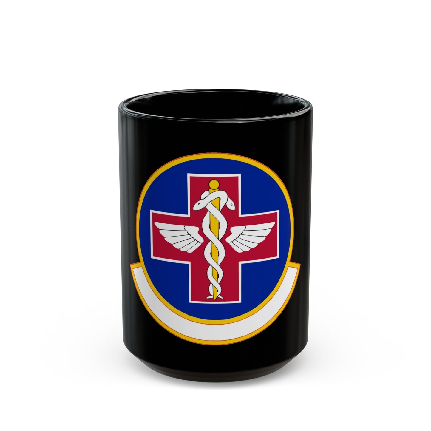 927 Aerospace Medicine Squadron AFRC (U.S. Air Force) Black Coffee Mug-15oz-The Sticker Space