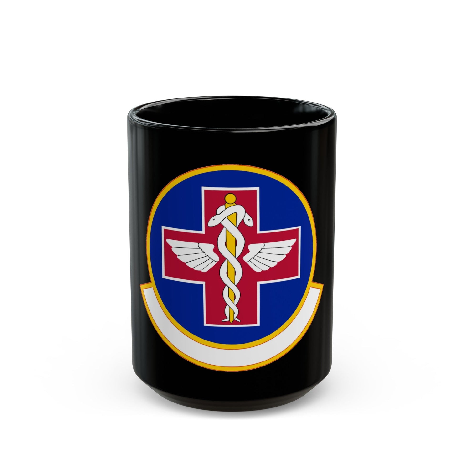 927 Aerospace Medicine Squadron AFRC (U.S. Air Force) Black Coffee Mug-15oz-The Sticker Space