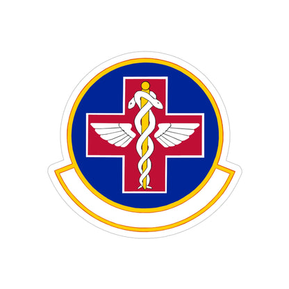 927 Aerospace Medicine Squadron AFRC (U.S. Air Force) REVERSE PRINT Transparent STICKER-6" × 6"-The Sticker Space