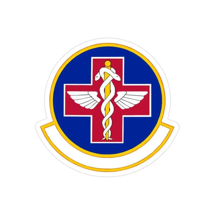 927 Aerospace Medicine Squadron AFRC (U.S. Air Force) REVERSE PRINT Transparent Die-Cut STICKER 2 Inch Die-Cut Transparent - The Sticker Space