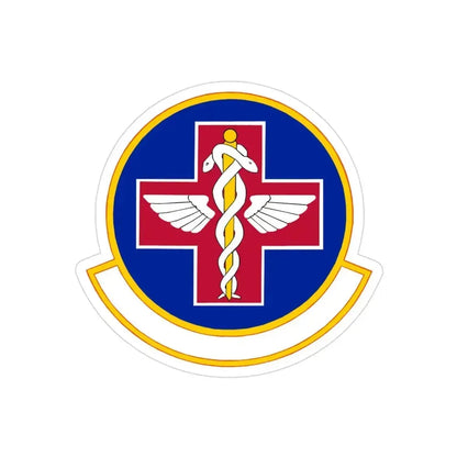 927 Aerospace Medicine Squadron AFRC (U.S. Air Force) REVERSE PRINT Transparent Die-Cut STICKER 3 Inch Die-Cut Transparent - The Sticker Space
