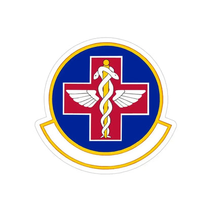 927 Aerospace Medicine Squadron AFRC (U.S. Air Force) REVERSE PRINT Transparent Die-Cut STICKER 6 Inch Die-Cut Transparent - The Sticker Space