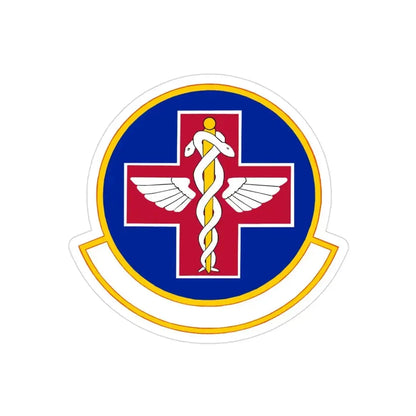 927 Aerospace Medicine Squadron AFRC (U.S. Air Force) REVERSE PRINT Transparent Die-Cut STICKER - The Sticker Space