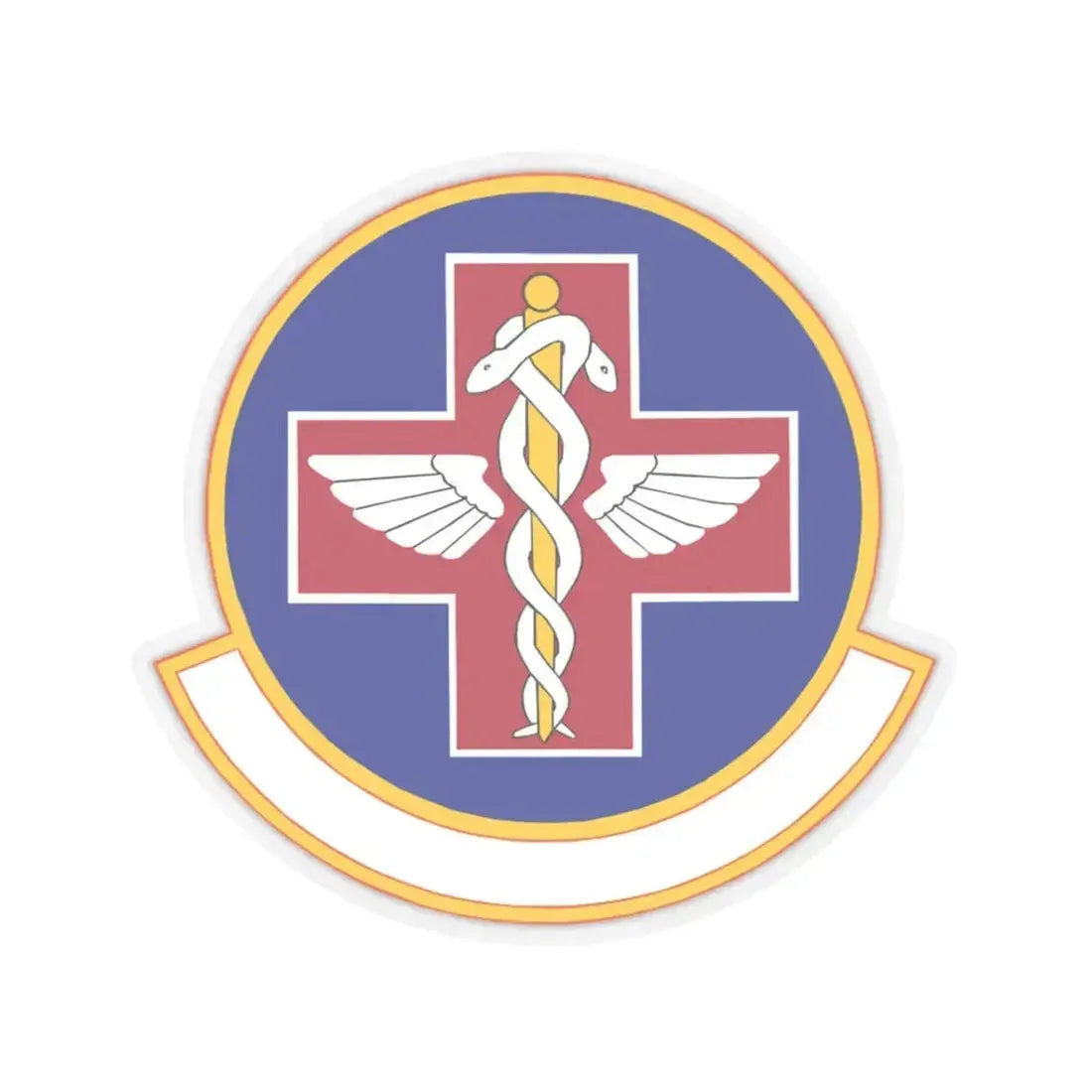 927 Aerospace Medicine Squadron AFRC (U.S. Air Force) STICKER Vinyl Kiss-Cut Decal 3 Inch Transparent - The Sticker Space