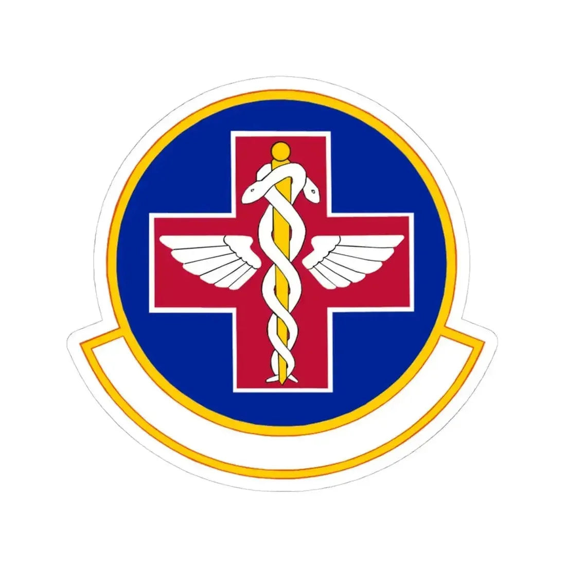 927 Aerospace Medicine Squadron AFRC (U.S. Air Force) STICKER Vinyl Kiss-Cut Decal 4 Inch White - The Sticker Space