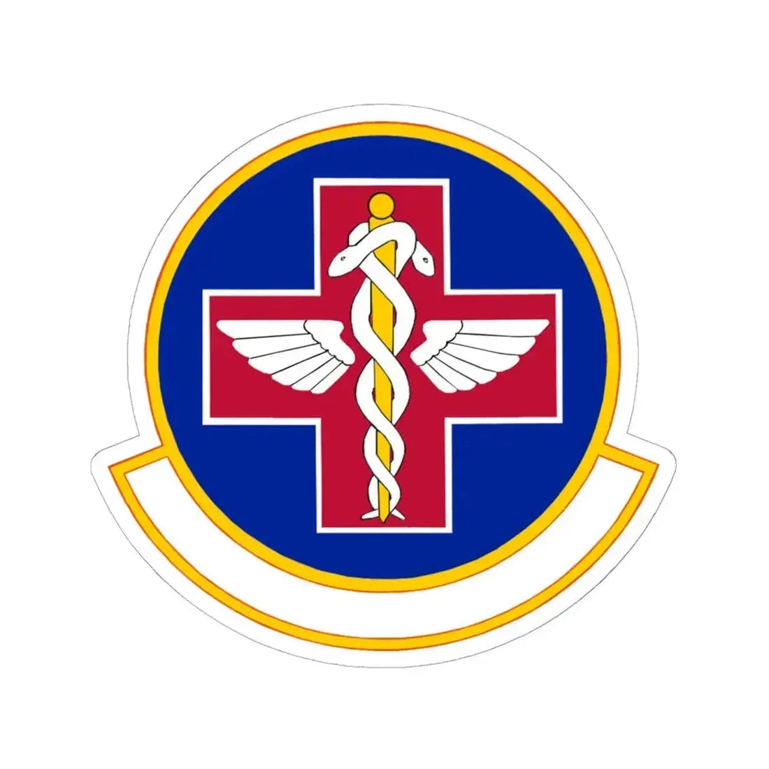 927 Aerospace Medicine Squadron AFRC (U.S. Air Force) STICKER Vinyl Kiss-Cut Decal 6 Inch White - The Sticker Space