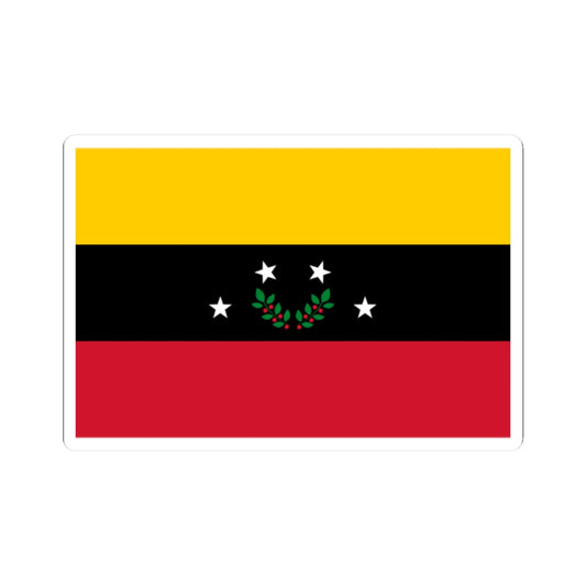 Flag of Tachira State (Venezuela) STICKER Vinyl Kiss-Cut Decal