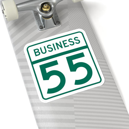 MD Route 55 Business (Maryland) (Road Sign) STICKER Vinyl Kiss-Cut Decal