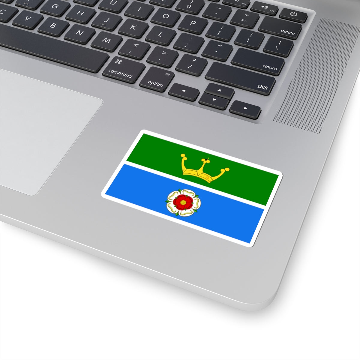 Hampshire green and blue flag (England) STICKER Vinyl Kiss-Cut Decal