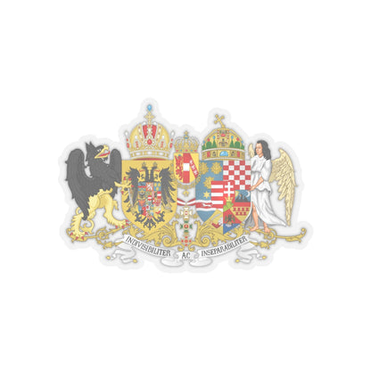 Austro-hungarian coat of arms 1914 - STICKER Vinyl Kiss-Cut Decal