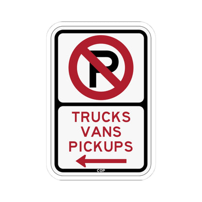 PBOT Road sign P1955L (Oregon) (Road Sign) STICKER Vinyl Kiss-Cut Decal