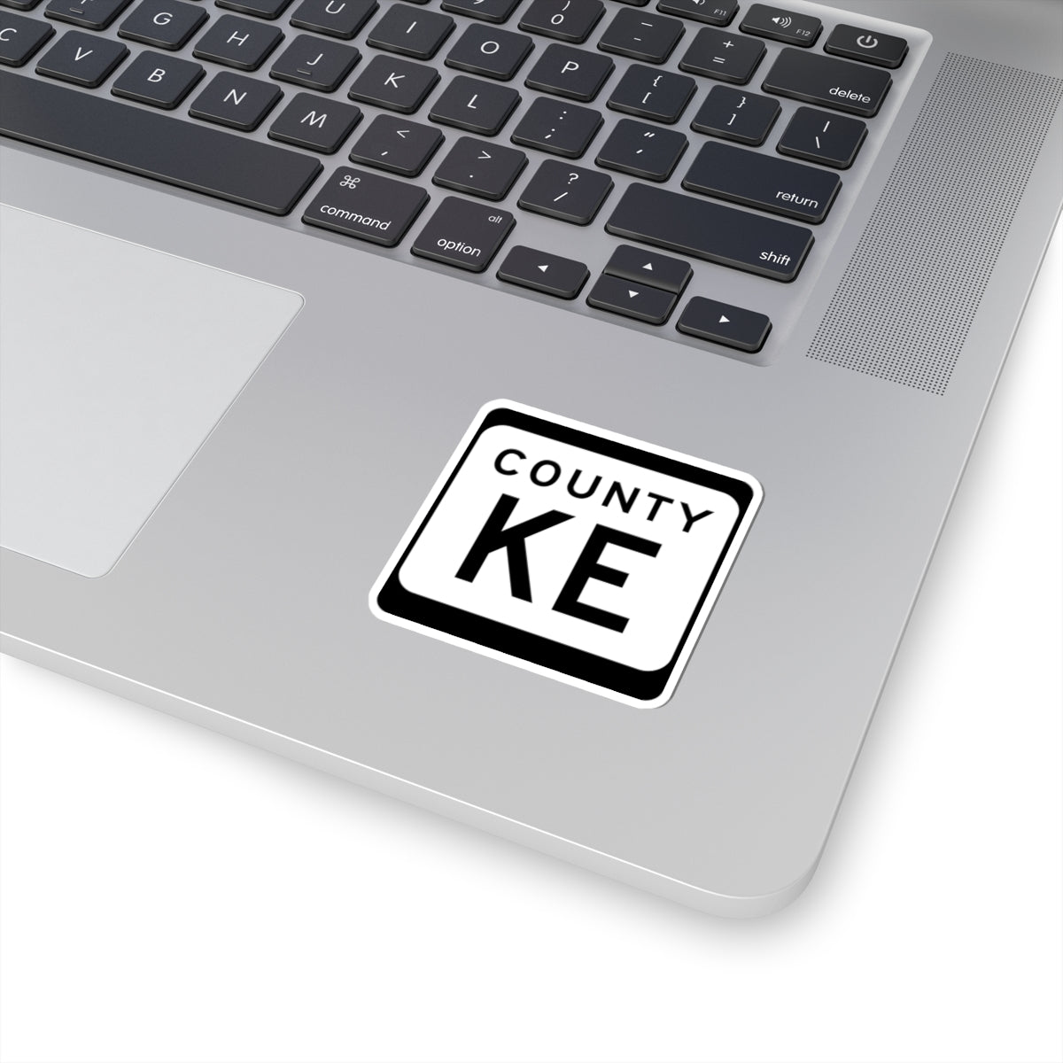 WIS County KE (Wisconsin) (Road Sign) STICKER Vinyl Kiss-Cut Decal