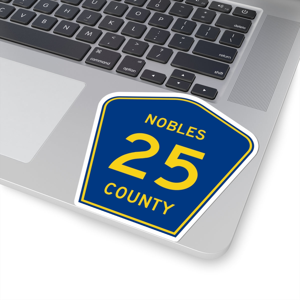 Nobles County Route 25 (Minnesota) (Road Sign) STICKER Vinyl Kiss-Cut Decal