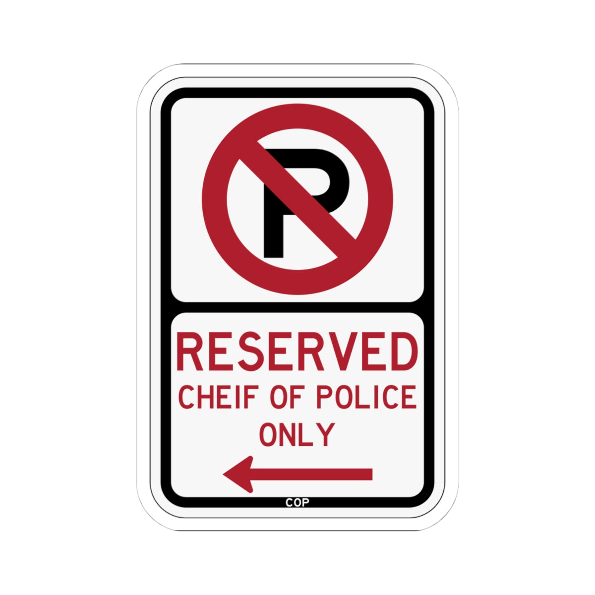 PBOT Road sign P4200L (Oregon) (Road Sign) STICKER Vinyl Kiss-Cut Decal