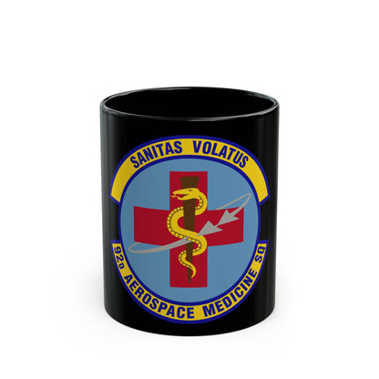 92d Aerospace Medicine Squadron (U.S. Air Force) Black Coffee Mug-11oz-The Sticker Space