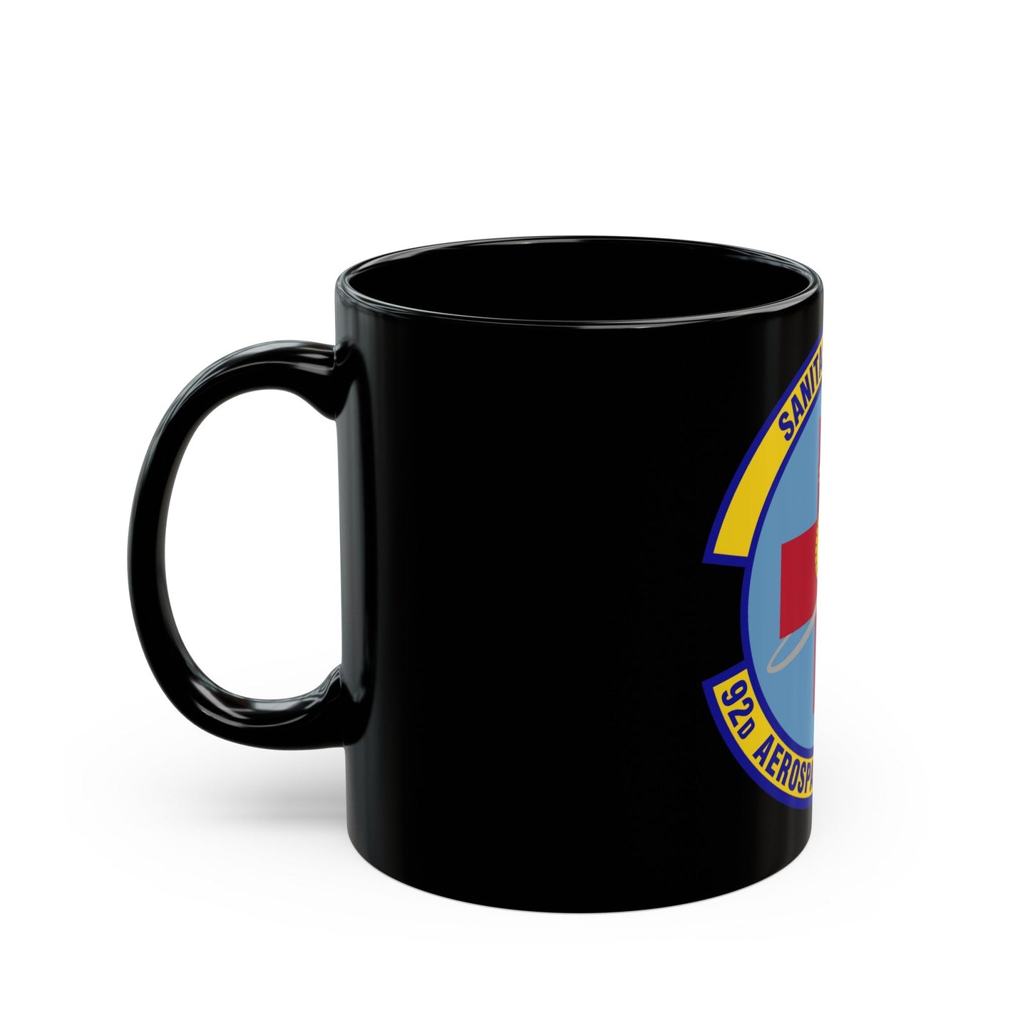 92d Aerospace Medicine Squadron (U.S. Air Force) Black Coffee Mug-The Sticker Space