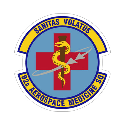 92d Aerospace Medicine Squadron (U.S. Air Force) STICKER Vinyl Die-Cut Decal-3 Inch-The Sticker Space