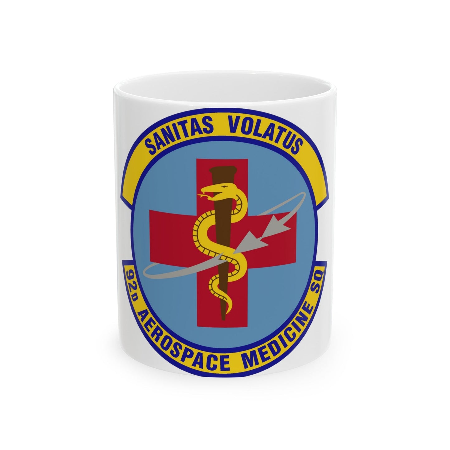 92d Aerospace Medicine Squadron (U.S. Air Force) White Coffee Mug-11oz-The Sticker Space