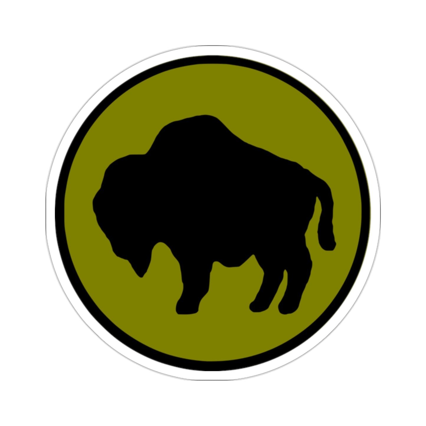 92nd Infantry Division (U.S. Army) STICKER Vinyl Die-Cut Decal-2 Inch-The Sticker Space