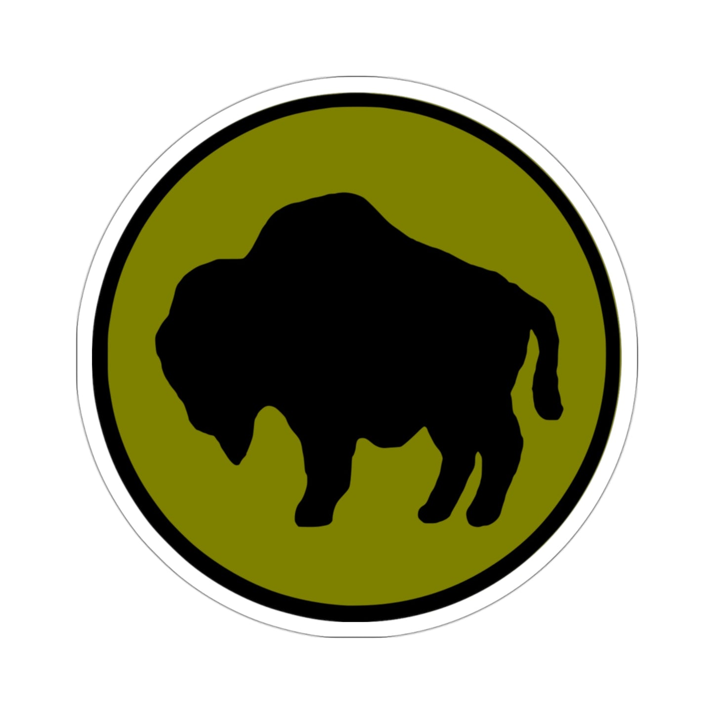 92nd Infantry Division (U.S. Army) STICKER Vinyl Die-Cut Decal-3 Inch-The Sticker Space