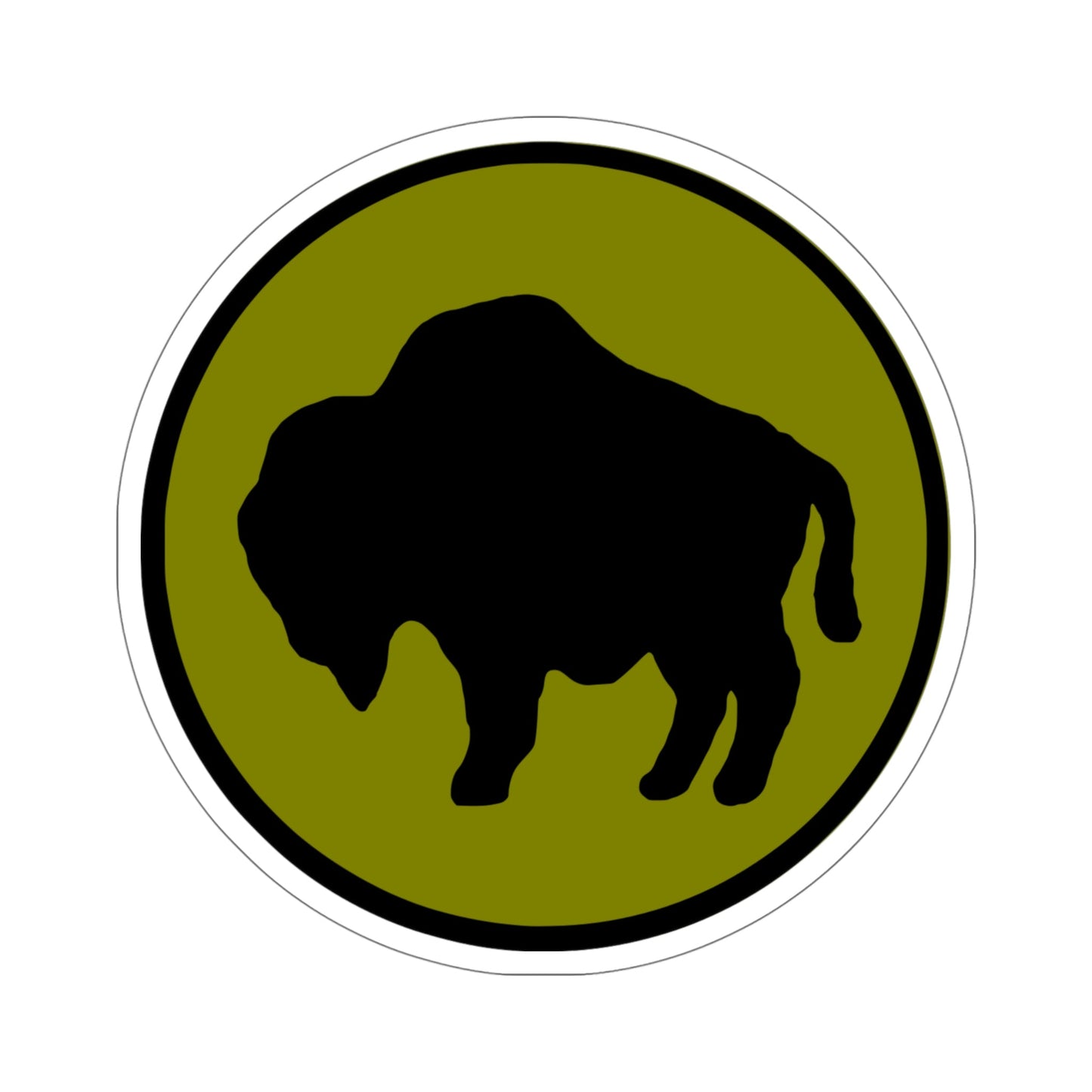 92nd Infantry Division (U.S. Army) STICKER Vinyl Die-Cut Decal-5 Inch-The Sticker Space