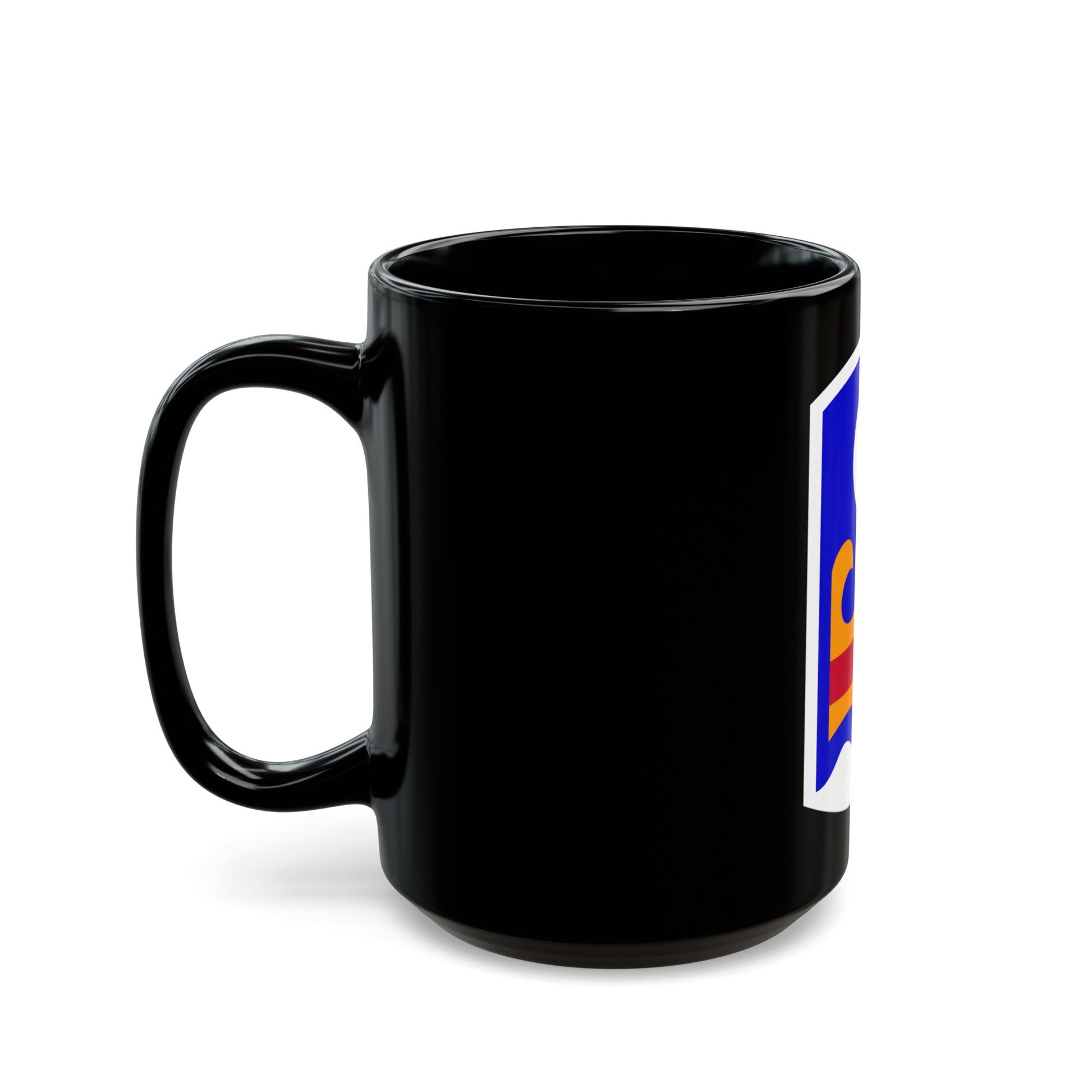 92nd Maneuver Enhancement Brigade (U.S. Army) Black Coffee Mug-The Sticker Space