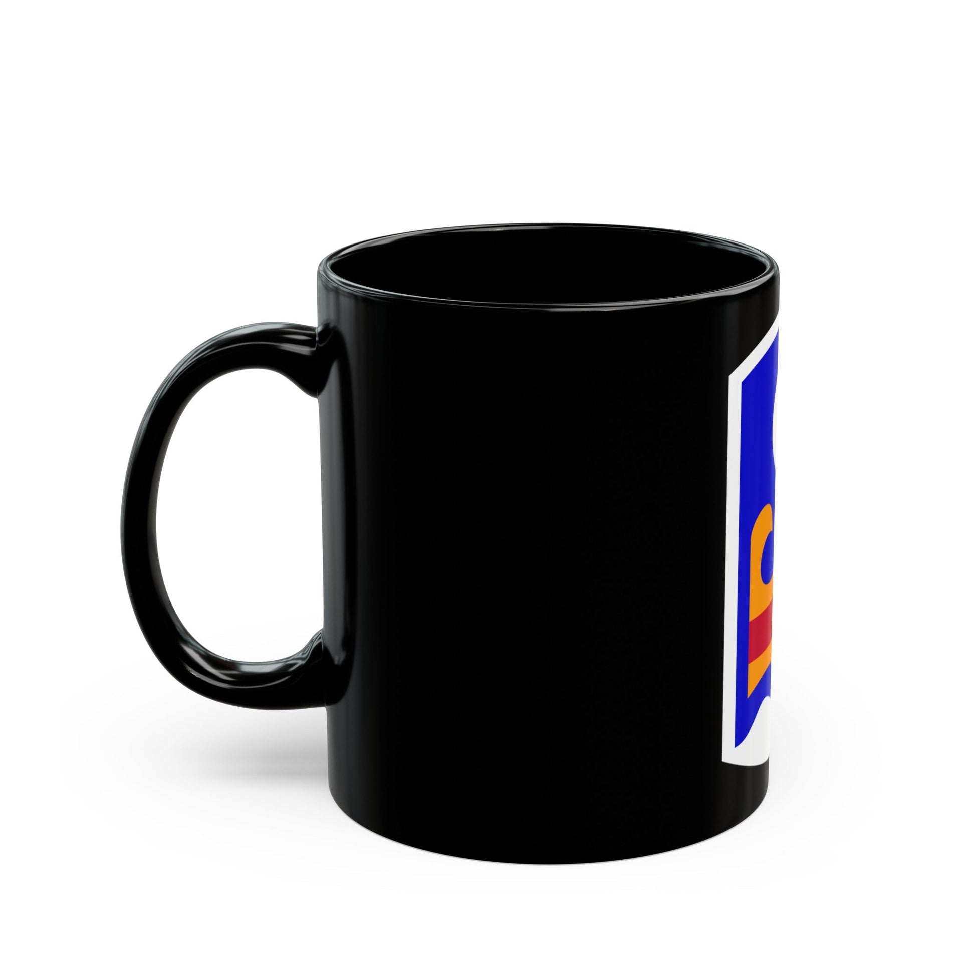 92nd Maneuver Enhancement Brigade (U.S. Army) Black Coffee Mug-The Sticker Space