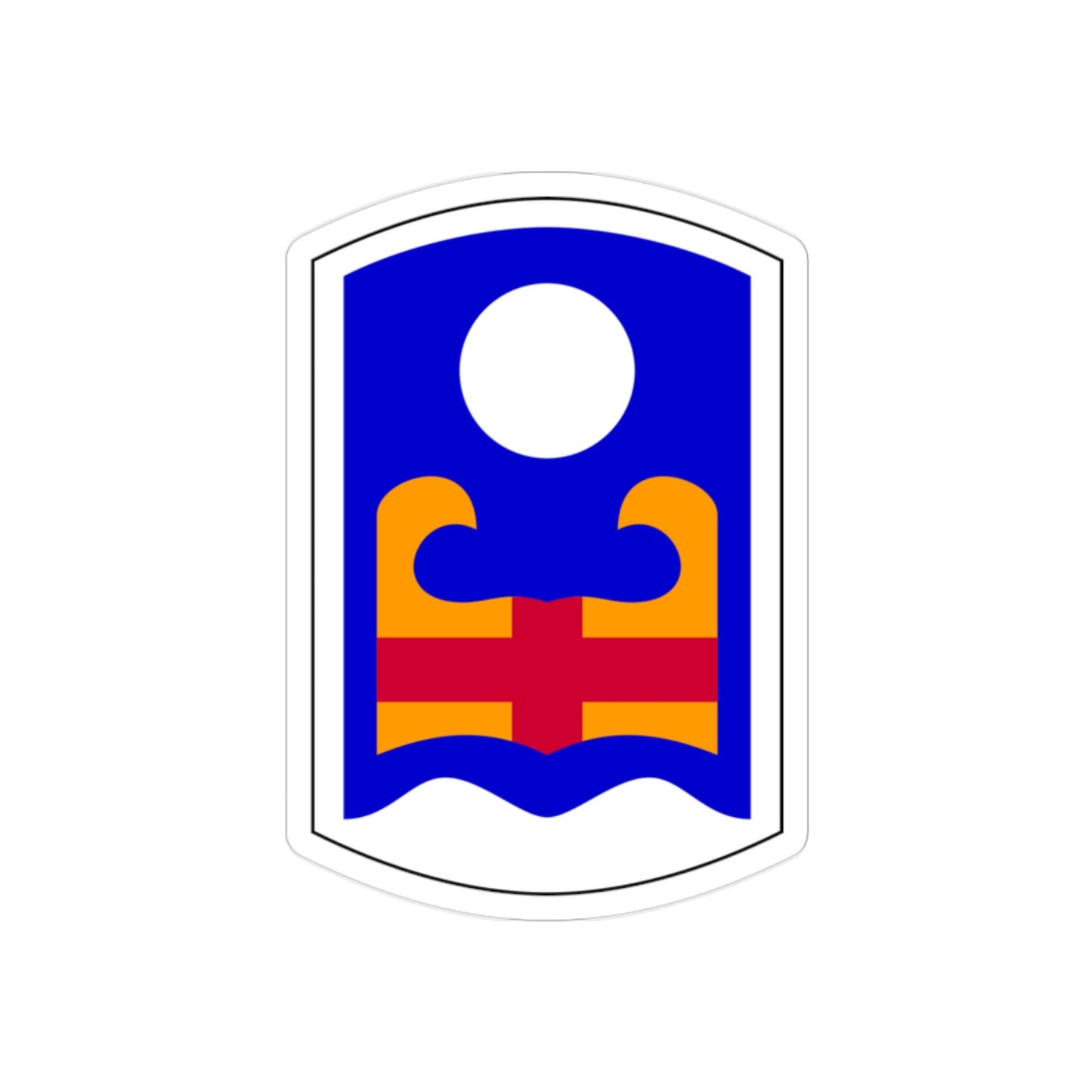 92nd Maneuver Enhancement Brigade (U.S. Army) REVERSE PRINT Transparent STICKER-2 Inch-The Sticker Space