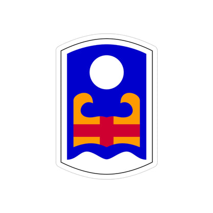 92nd Maneuver Enhancement Brigade (U.S. Army) REVERSE PRINT Transparent STICKER-4 Inch-The Sticker Space