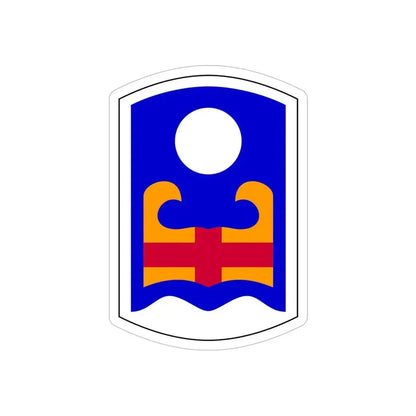 92nd Maneuver Enhancement Brigade (U.S. Army) REVERSE PRINT Transparent Die-Cut STICKER - The Sticker Space