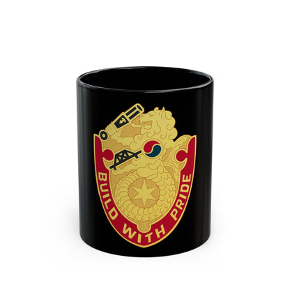 93 Engineer Battalion (U.S. Army) Black Coffee Mug-11oz-The Sticker Space