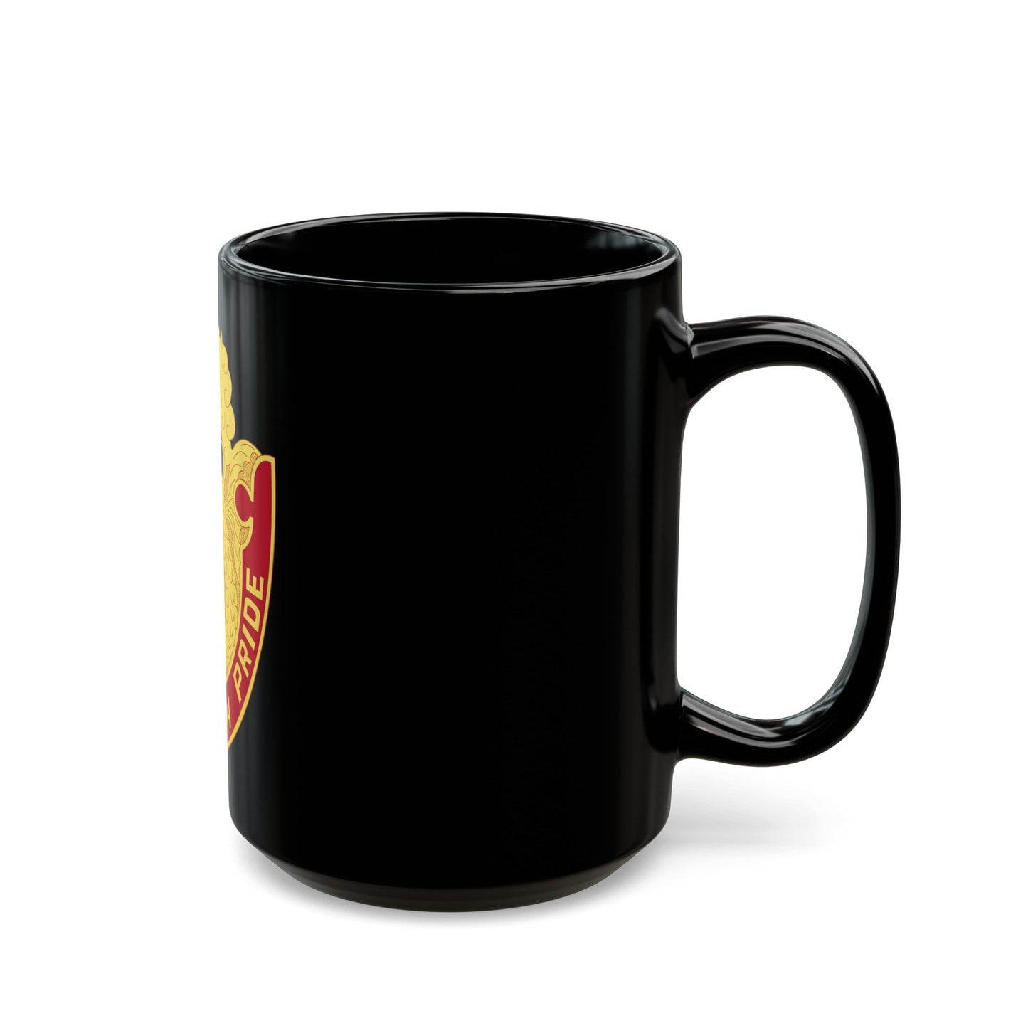 93 Engineer Battalion (U.S. Army) Black Coffee Mug-The Sticker Space