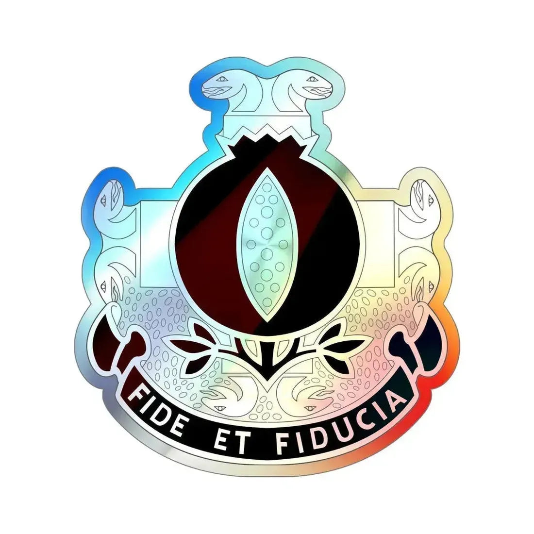 93 Evacuation Hospital (U.S. Army) Holographic STICKER Die-Cut Vinyl Decal 6 Inch Holographic - The Sticker Space