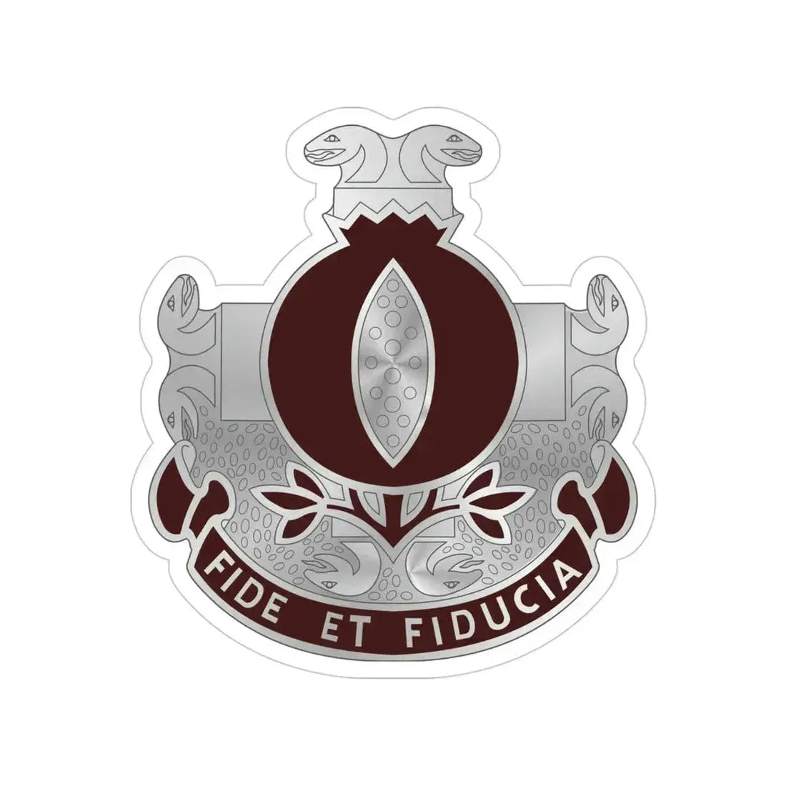 93 Evacuation Hospital (U.S. Army) Transparent STICKER Die-Cut Vinyl Decal 4 Inch - The Sticker Space