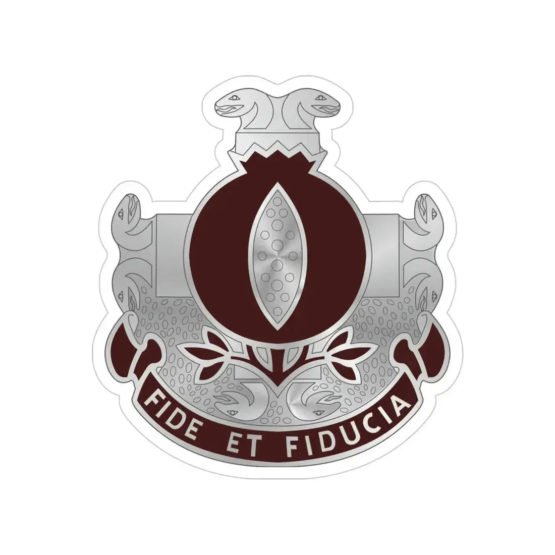 93 Evacuation Hospital (U.S. Army) Transparent STICKER Die-Cut Vinyl Decal 4 Inch - The Sticker Space