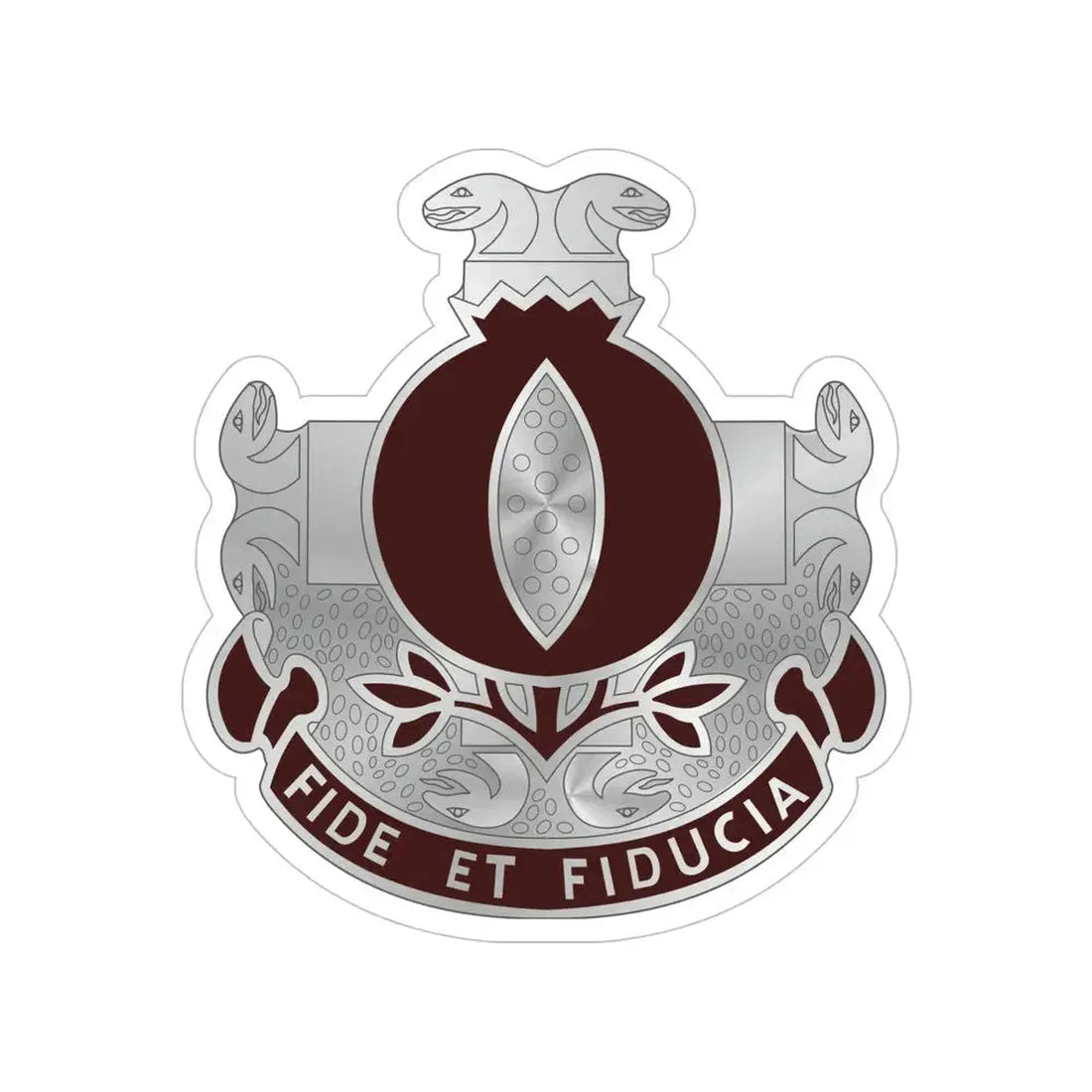 93 Evacuation Hospital (U.S. Army) Transparent STICKER Die-Cut Vinyl Decal 5 Inch - The Sticker Space