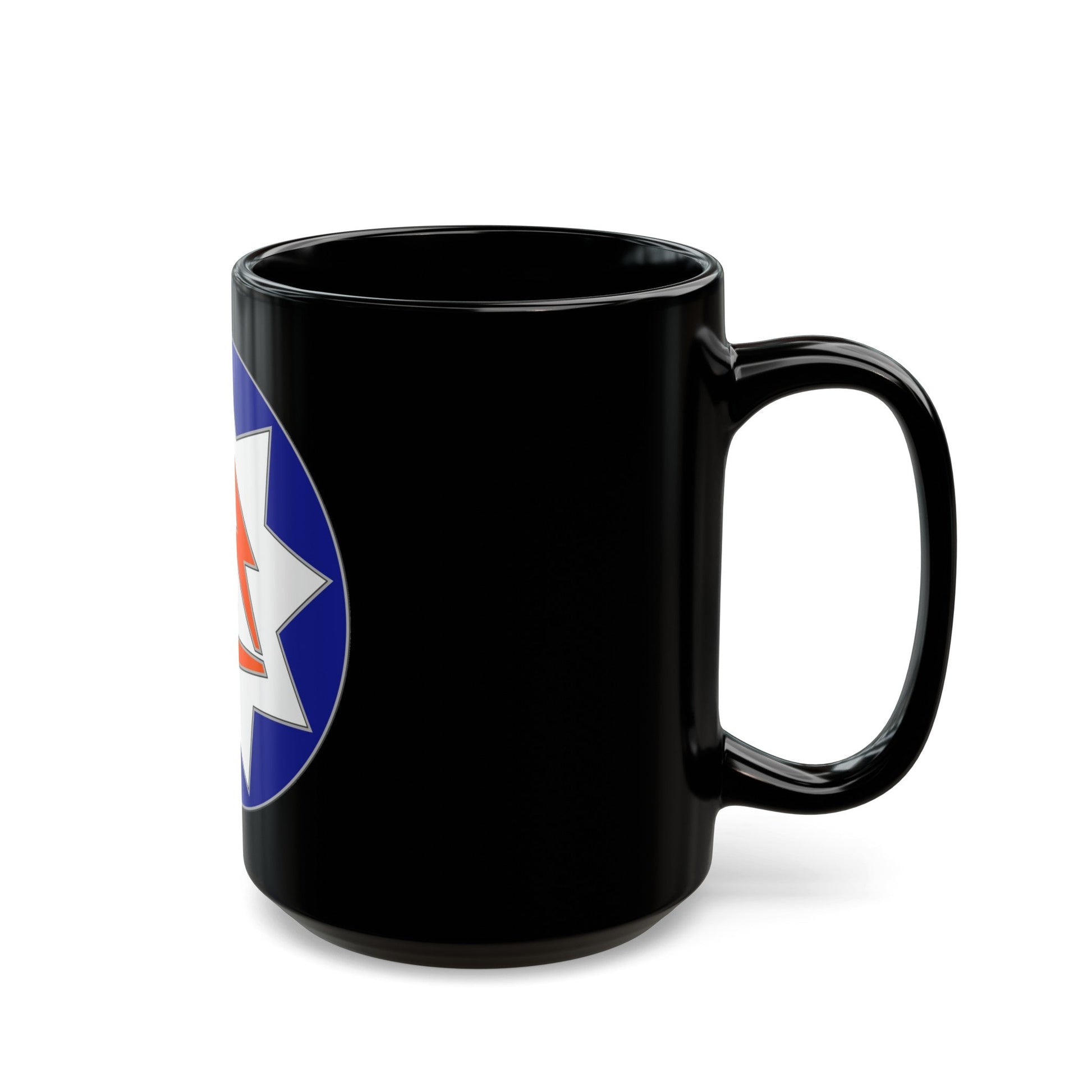 93 Signal Brigade (U.S. Army) Black Coffee Mug-The Sticker Space