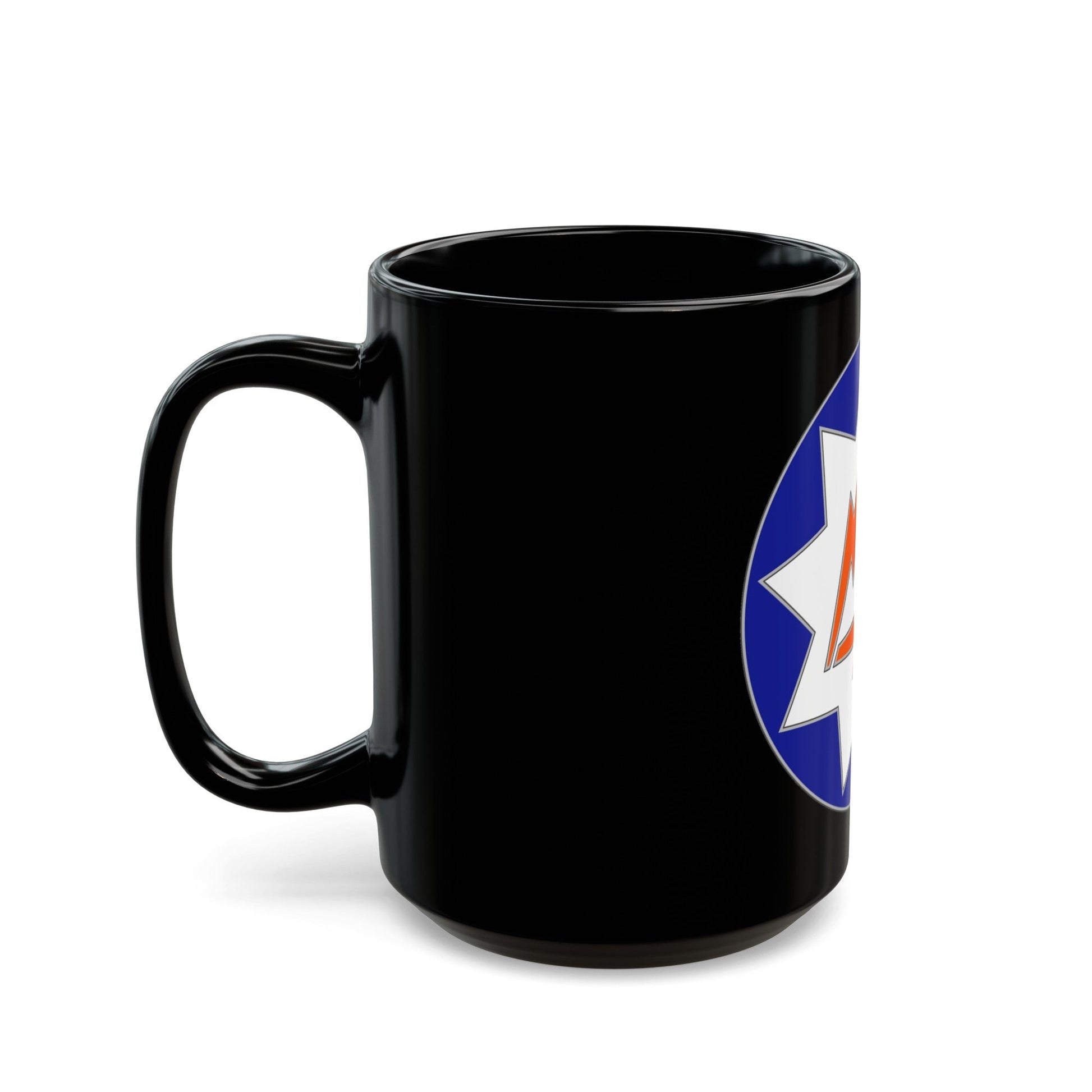 93 Signal Brigade (U.S. Army) Black Coffee Mug-The Sticker Space