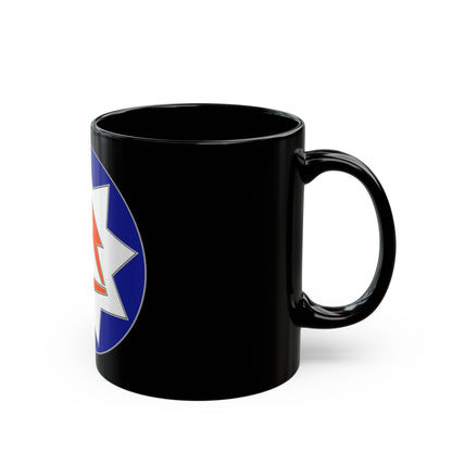 93 Signal Brigade (U.S. Army) Black Coffee Mug-The Sticker Space