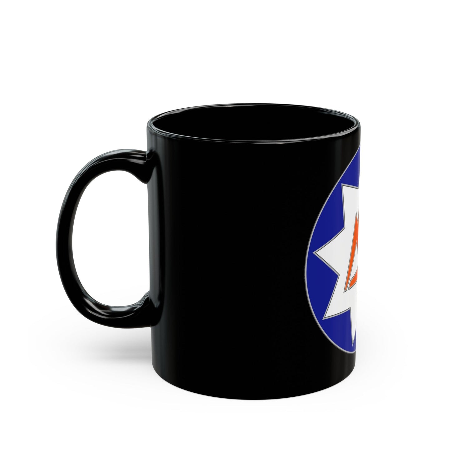 93 Signal Brigade (U.S. Army) Black Coffee Mug-The Sticker Space