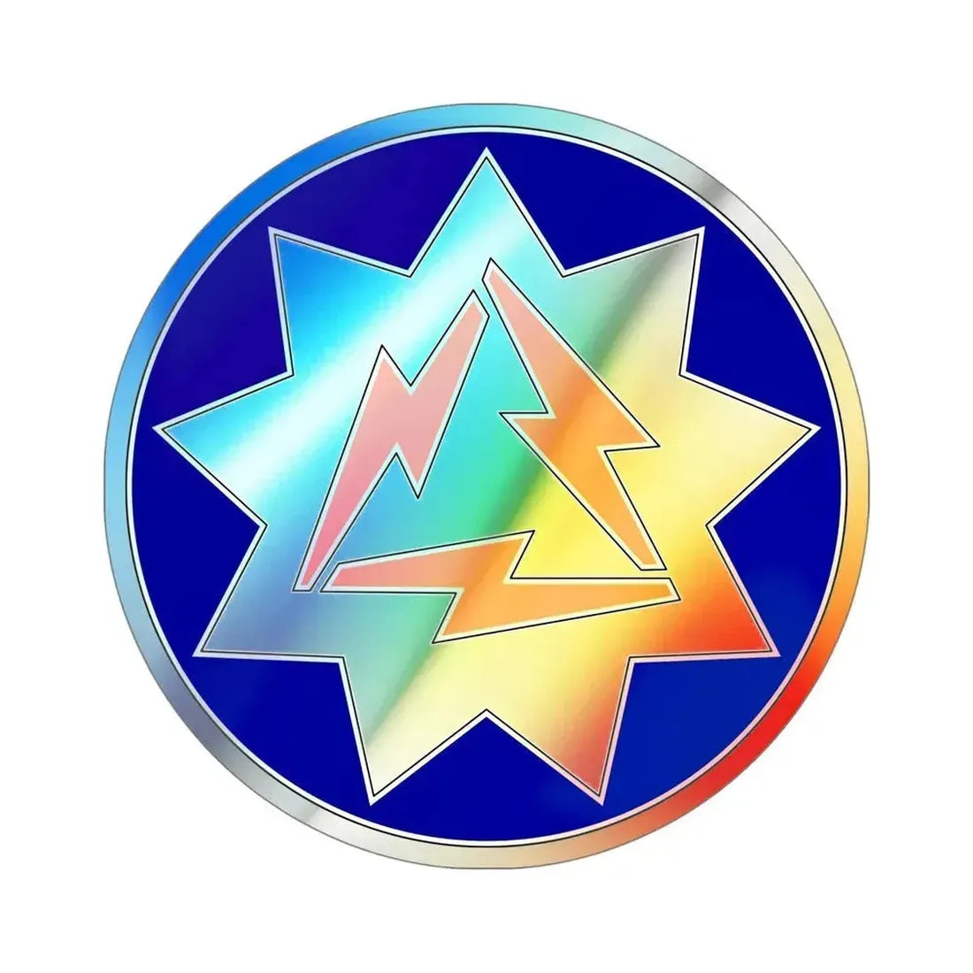 93 Signal Brigade (U.S. Army) Holographic STICKER Die-Cut Vinyl Decal 5 Inch Holographic - The Sticker Space