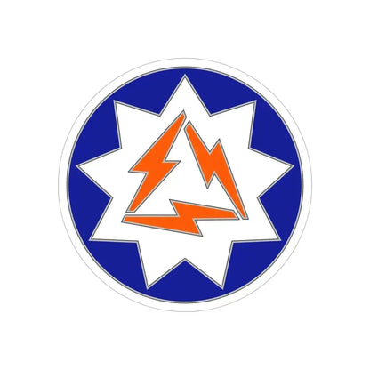 93 Signal Brigade (U.S. Army) REVERSE PRINT Transparent Die-Cut STICKER 6 Inch Die-Cut Transparent - The Sticker Space