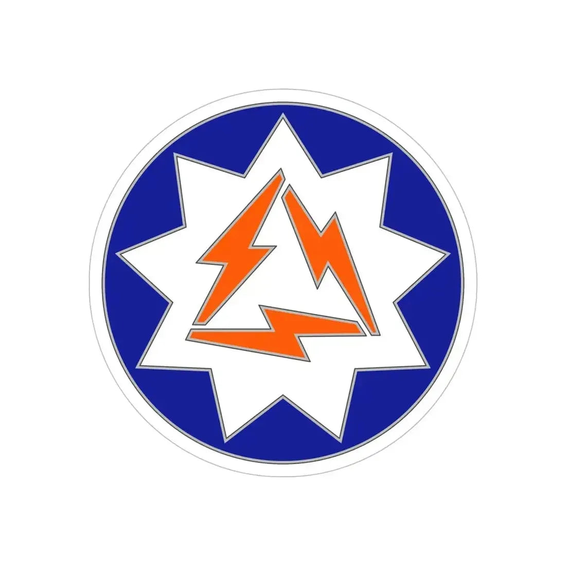 93 Signal Brigade (U.S. Army) REVERSE PRINT Transparent Die-Cut STICKER - The Sticker Space