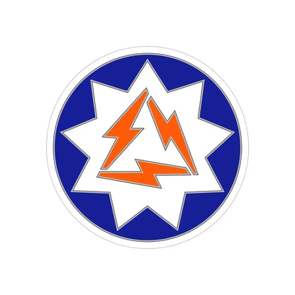 93 Signal Brigade (U.S. Army) REVERSE PRINT Transparent Die-Cut STICKER - The Sticker Space