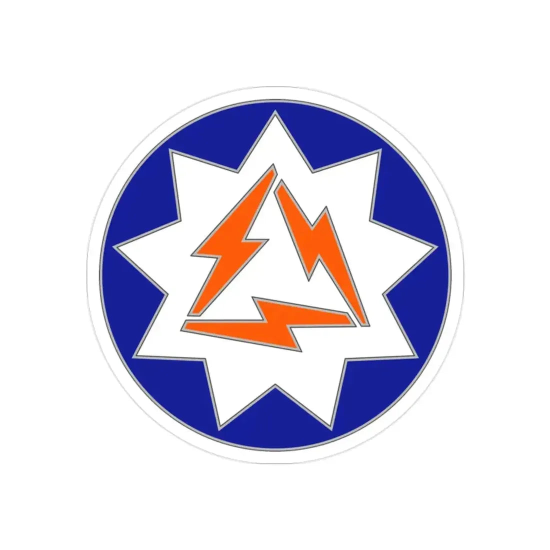 93 Signal Brigade (U.S. Army) REVERSE PRINT Transparent Die-Cut STICKER - The Sticker Space