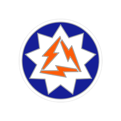 93 Signal Brigade (U.S. Army) REVERSE PRINT Transparent Die-Cut STICKER - The Sticker Space